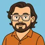 Illustrated portrait of Luke Thomas